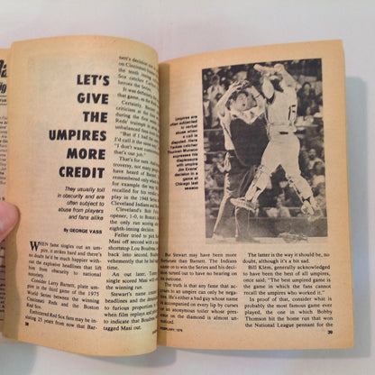 Vintage Feb 1976 Baseball Digest Magazine Exclusive! Pitchers' ERA Vs Opposing Clubs