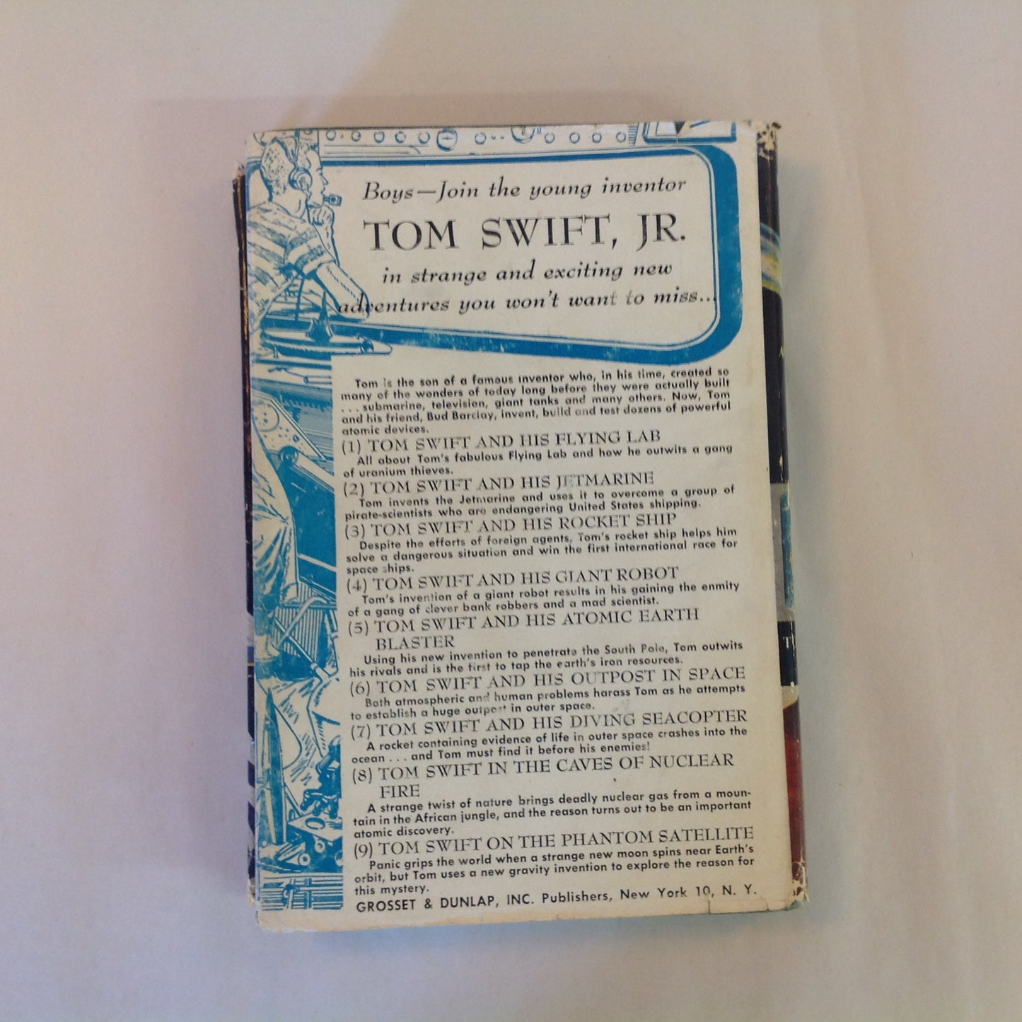 Vintage 1954 Hardcover Tom Swift and His Flying Lab Victor Appleton II