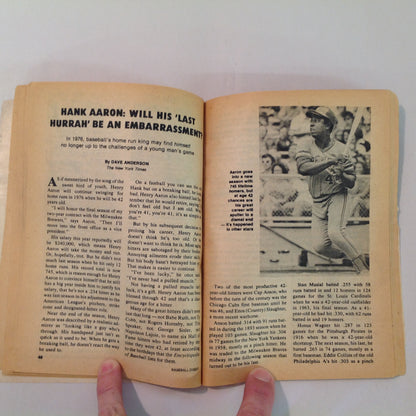 Vintage Feb 1976 Baseball Digest Magazine Exclusive! Pitchers' ERA Vs Opposing Clubs