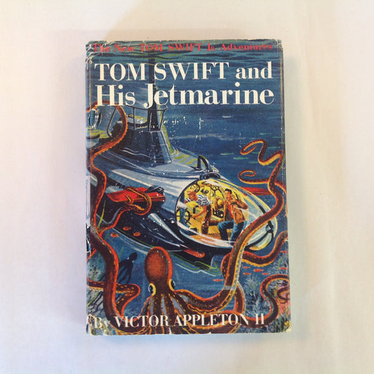 Vintage 1954 Hardcover Tom Swift and His Jetmarine Victor Appleton II