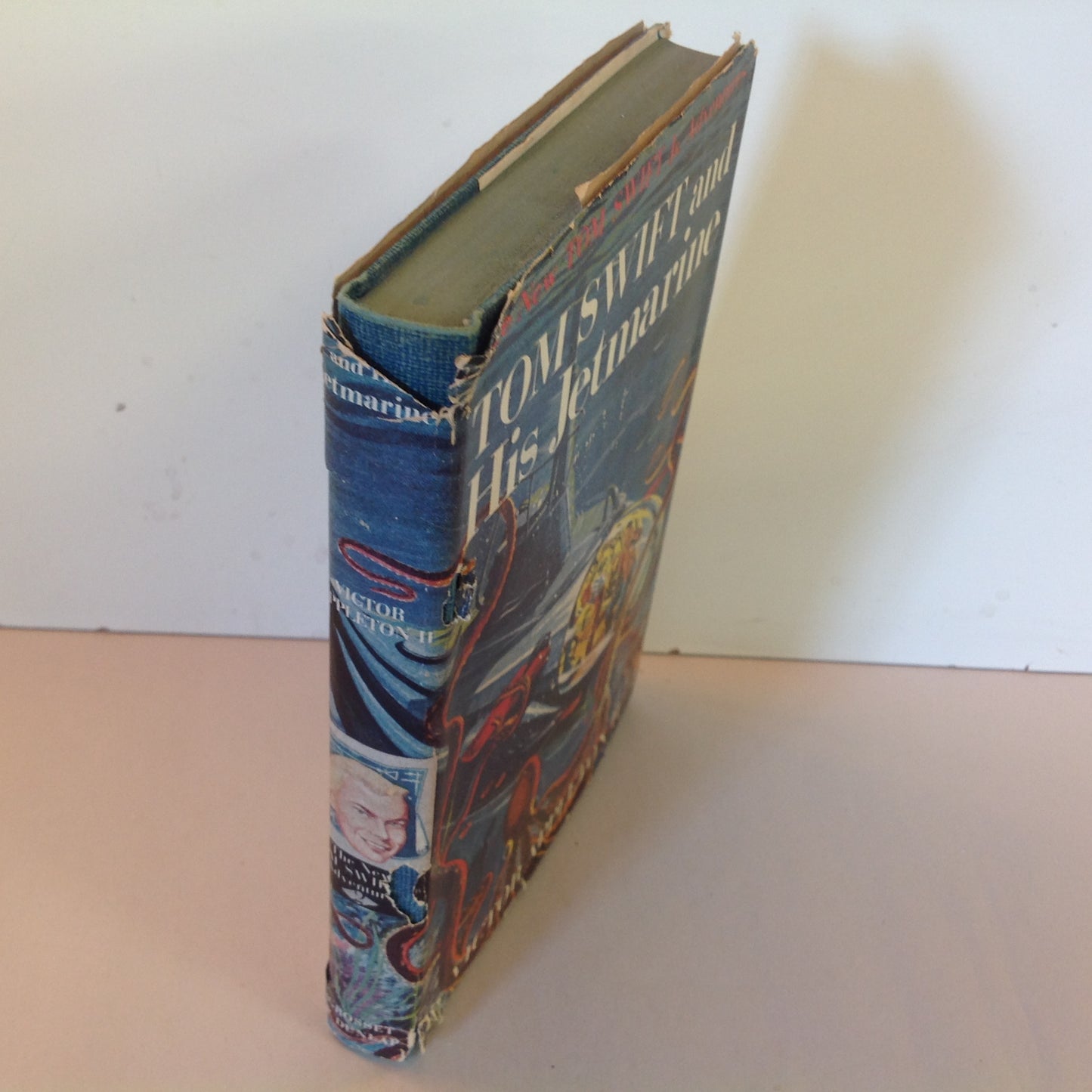 Vintage 1954 Hardcover Tom Swift and His Jetmarine Victor Appleton II