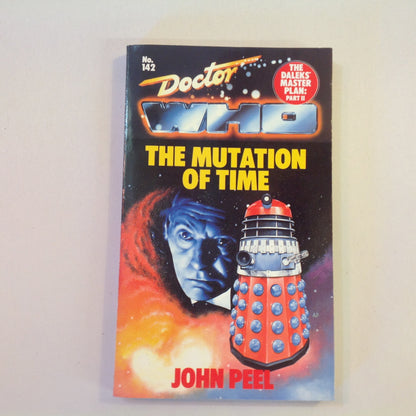Vintage 1989 Mass Market Paperback Doctor Who: The Daleks' Master Plan: Part II: The Mutation of Time John Peel First
