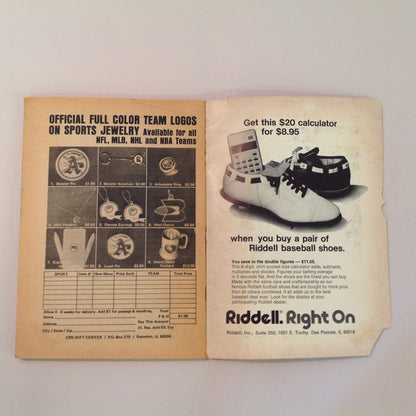 Vintage Feb 1976 Baseball Digest Magazine Exclusive! Pitchers' ERA Vs Opposing Clubs