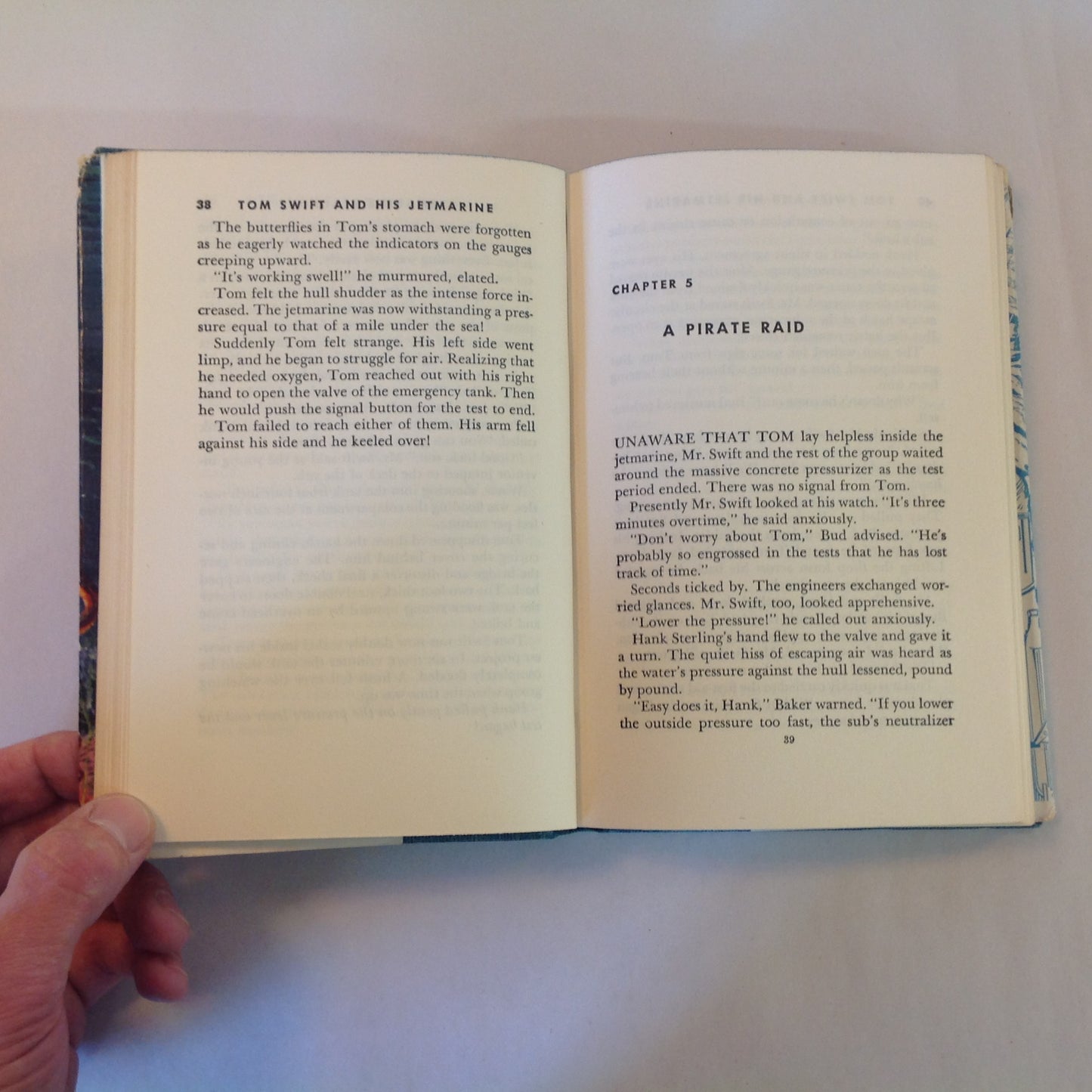 Vintage 1954 Hardcover Tom Swift and His Jetmarine Victor Appleton II