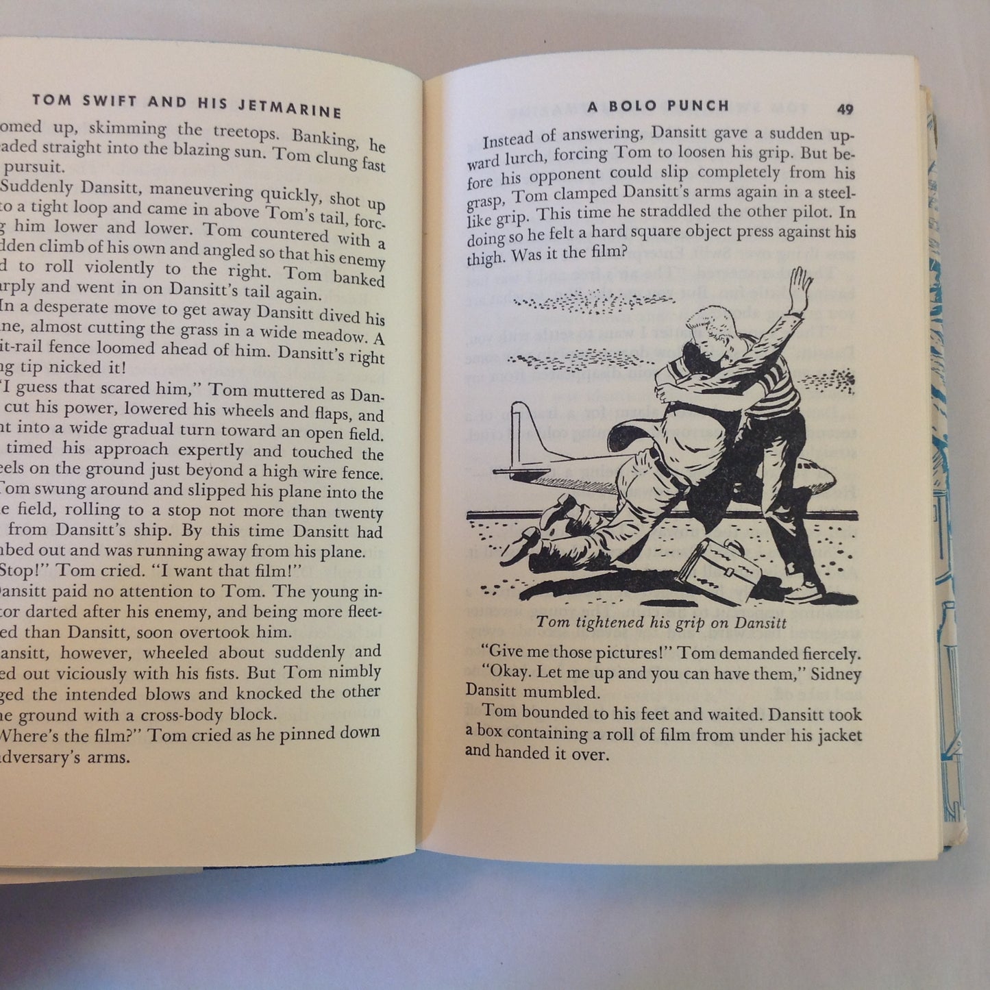 Vintage 1954 Hardcover Tom Swift and His Jetmarine Victor Appleton II