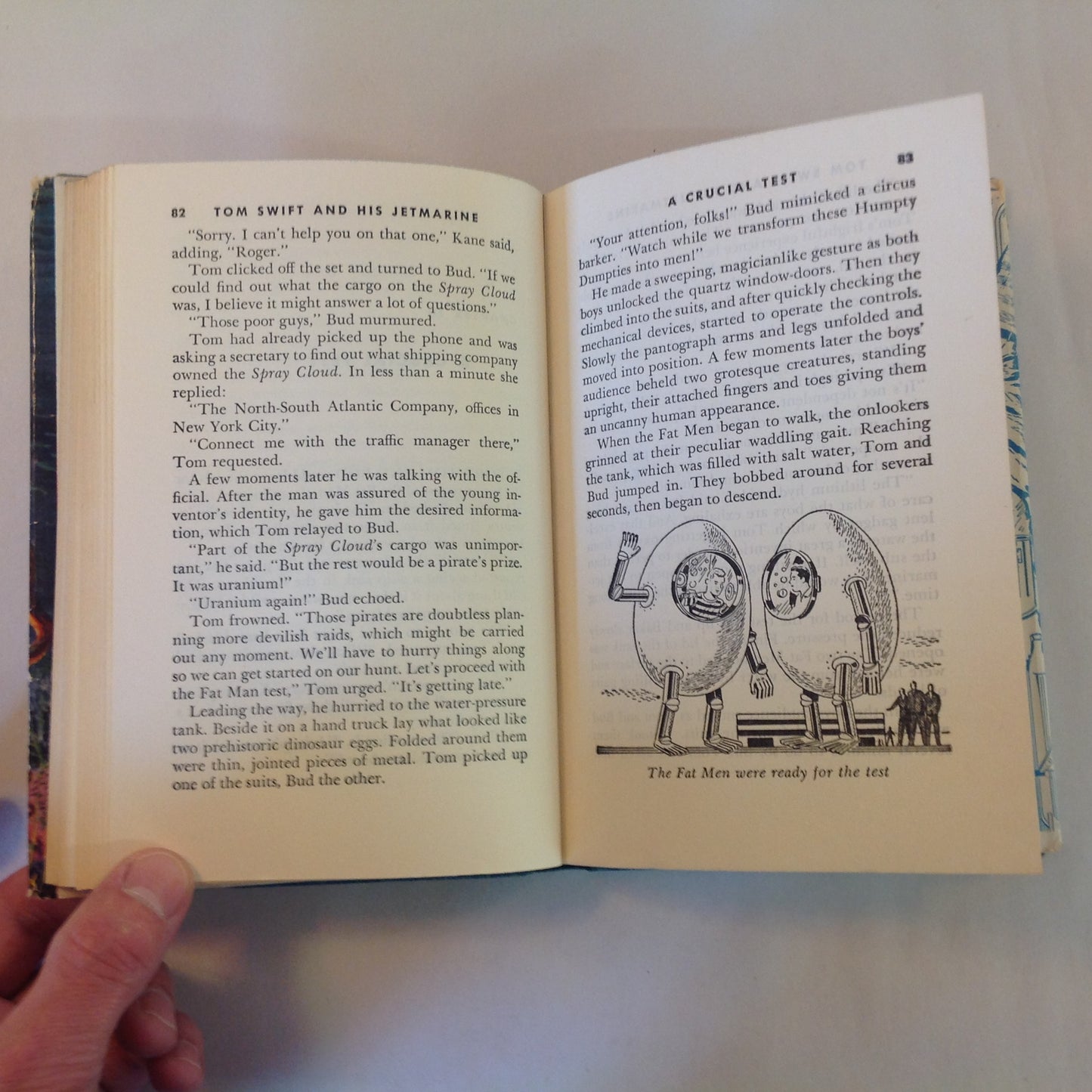 Vintage 1954 Hardcover Tom Swift and His Jetmarine Victor Appleton II