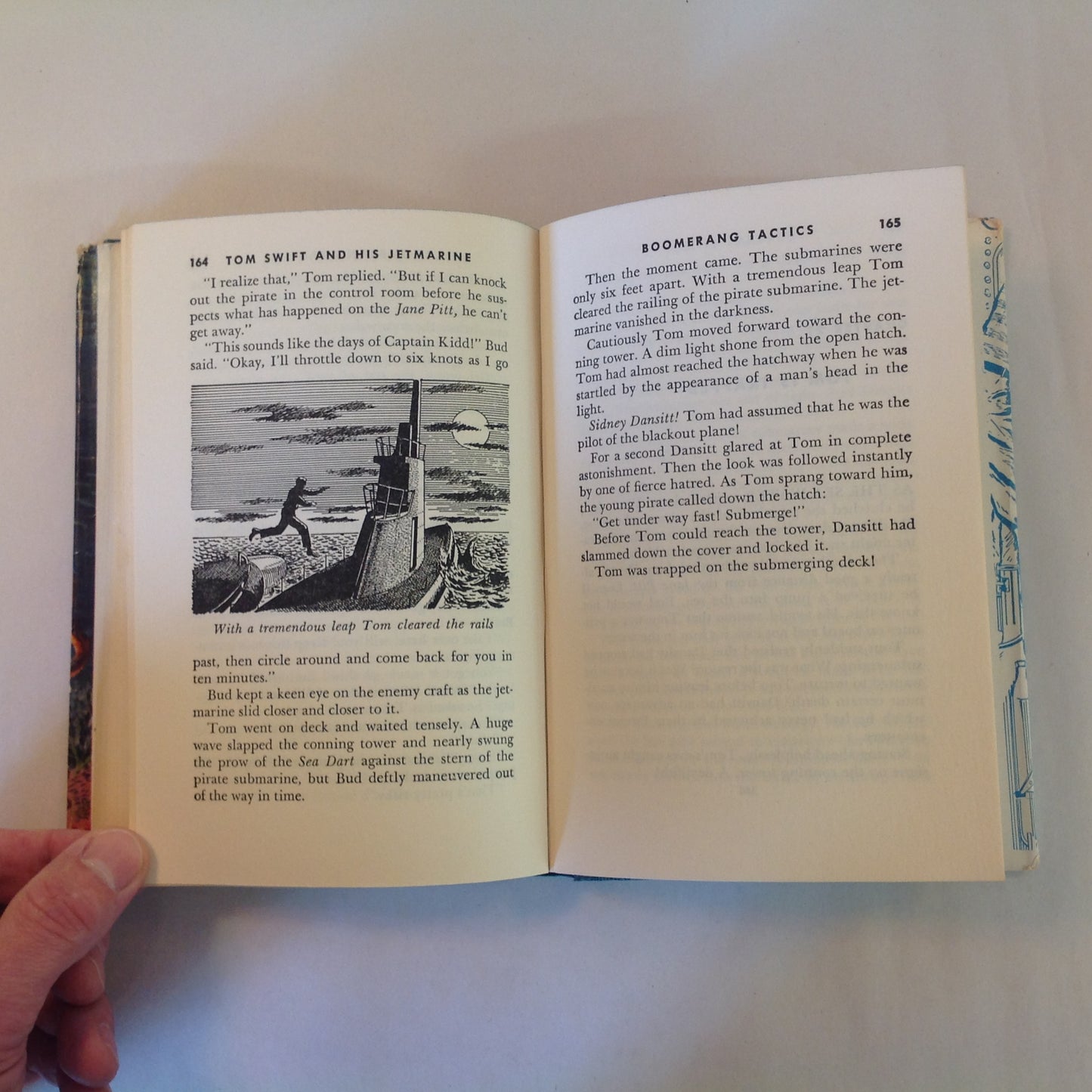 Vintage 1954 Hardcover Tom Swift and His Jetmarine Victor Appleton II
