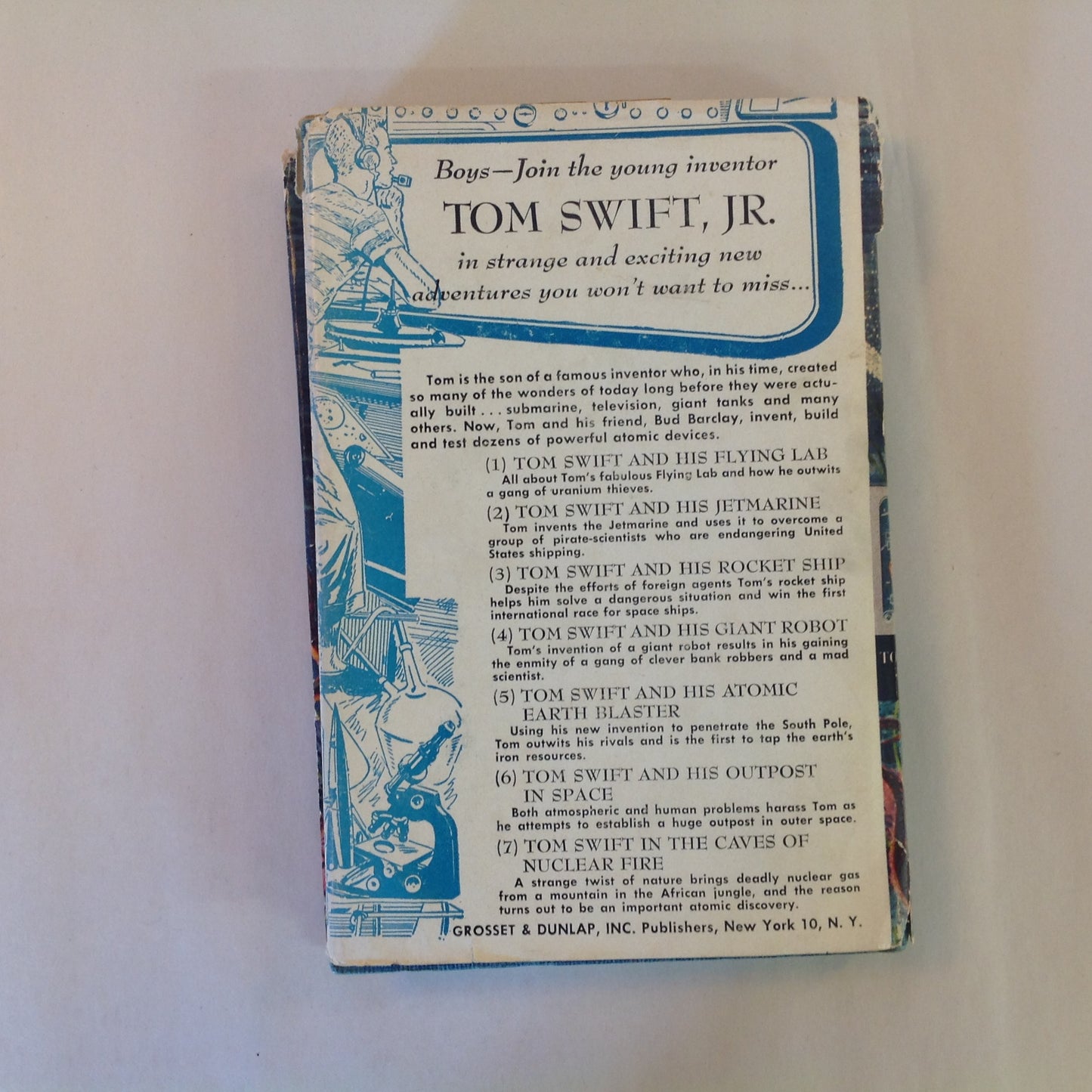 Vintage 1954 Hardcover Tom Swift and His Jetmarine Victor Appleton II