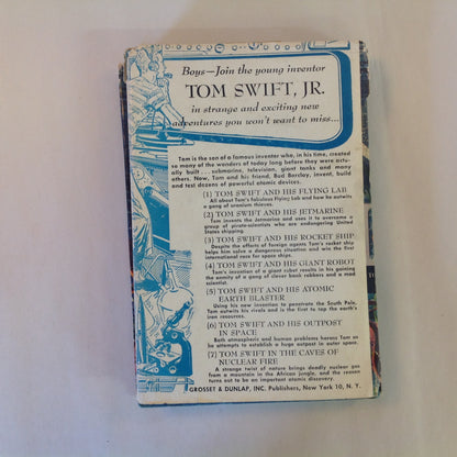Vintage 1954 Hardcover Tom Swift and His Jetmarine Victor Appleton II