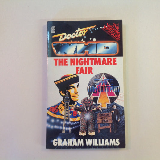 Vintage 1989 Mass Market Paperback Doctor Who: The Missing Episodes: The Nightmare Fair Graham Williams