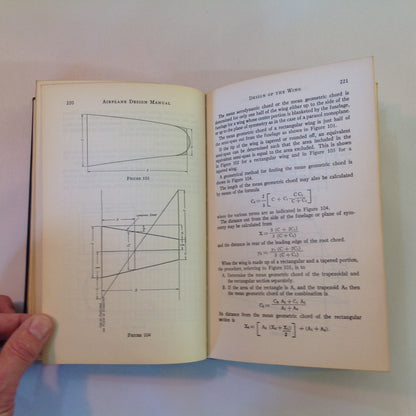 Vintage 1942 Hardcover Airplane Design Manual Frederick K. Teichmann