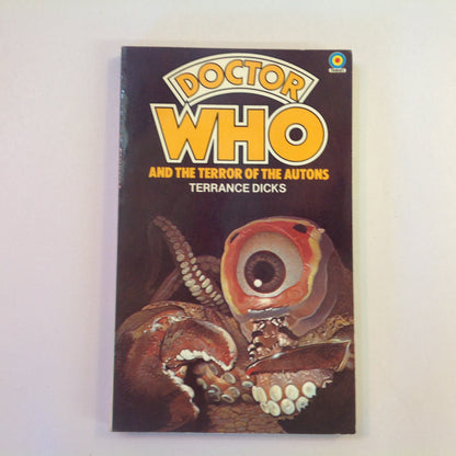 Vintage 1980 Mass Market Paperback Doctor Who and the Terror of the Autons Terrance Dicks