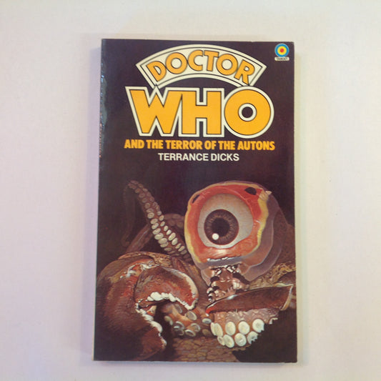 Vintage 1980 Mass Market Paperback Doctor Who and the Terror of the Autons Terrance Dicks