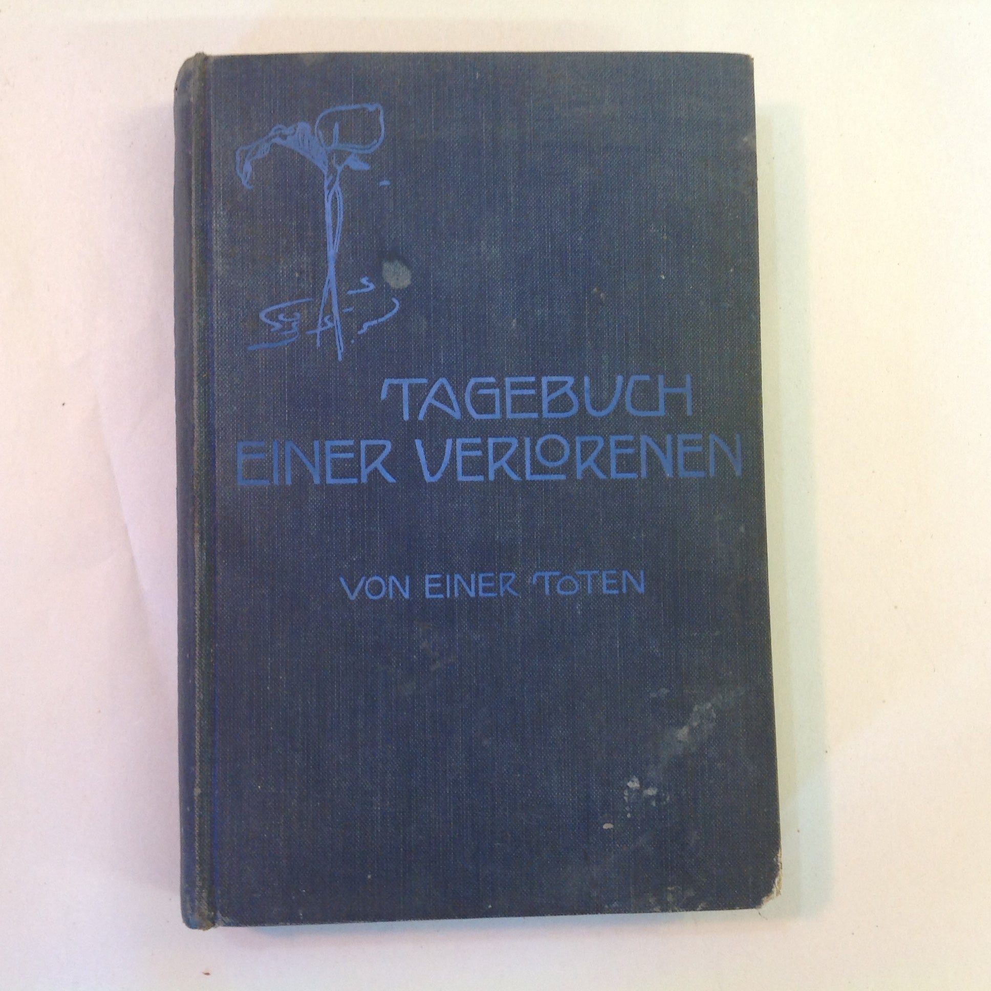 Vintage 1909 Hardcover Tagebuch Einer Verlorenen (Diary of a Lost Girl) Von Einer Toten German Language Book