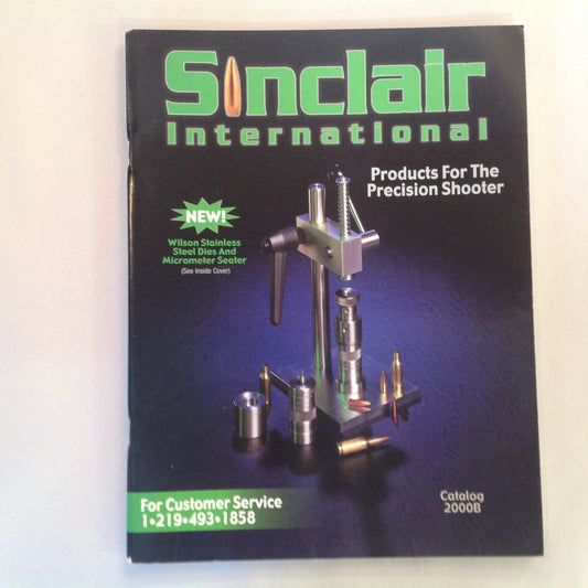 Vintage 2000 Sinclair International Products for the Precision Shooter Catalog 2000B