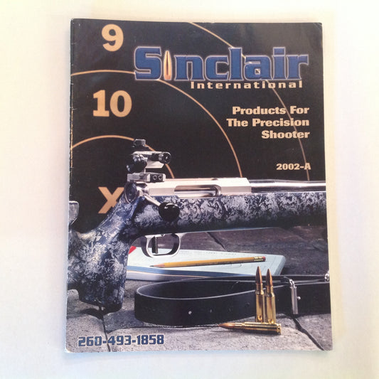 Vintage 2002 Sinclair International Products for the Precision Shooter 2002-A Catalog