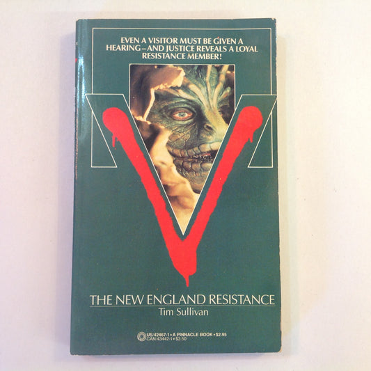 Vintage 1985 Mass Market Paperback V: The New England Resistance