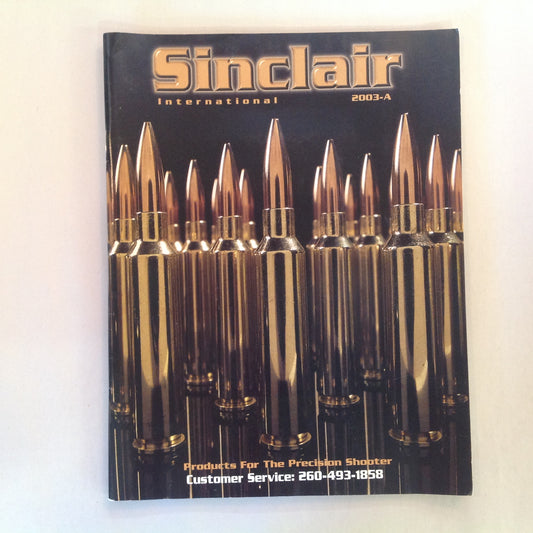 Vintage 2003 Sinclair International Products for the Precision Shooter Catalog 2003-A