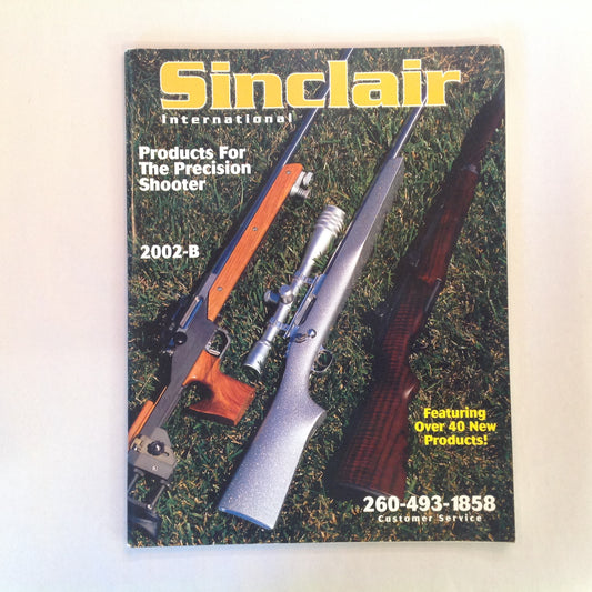 Vintage 2002 Sinclair International Products for the Precision Shooter Catalog 2002-B