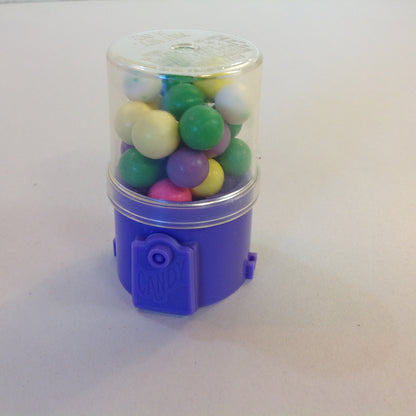 Vintage Unopened Fleer 2 oz Purple Miniature Gumball Machine Candy Container