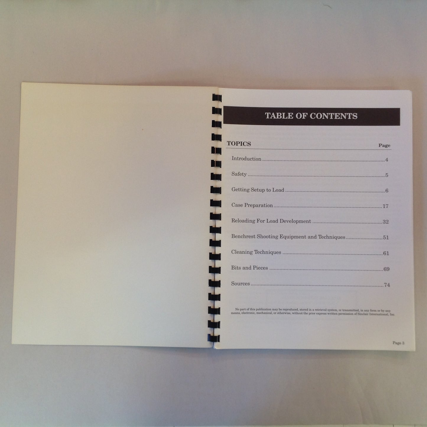 2012 Sinclair International's Precision Reloading and Shooting Handbook 9th Edition