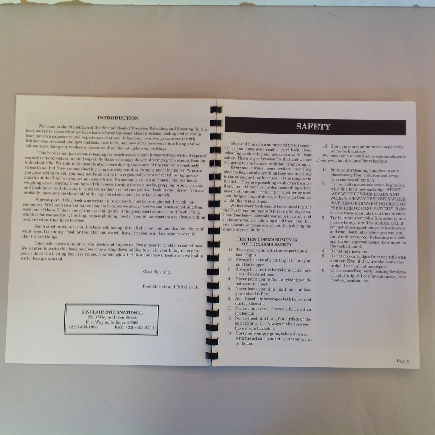 2012 Sinclair International's Precision Reloading and Shooting Handbook 9th Edition