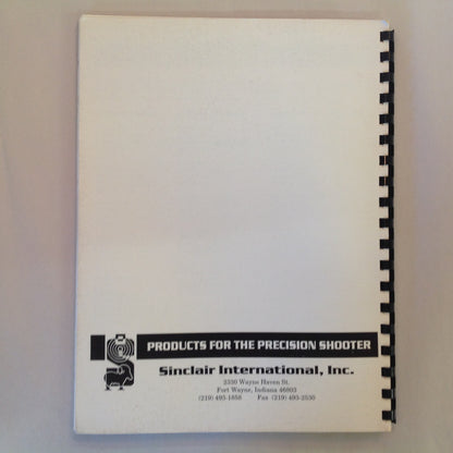 2012 Sinclair International's Precision Reloading and Shooting Handbook 9th Edition