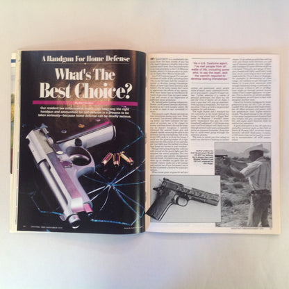 Vintage Nov 1991 Shooting Times Magazine Handguns for Self Defense Bonus Beginner's Buyer's Guide