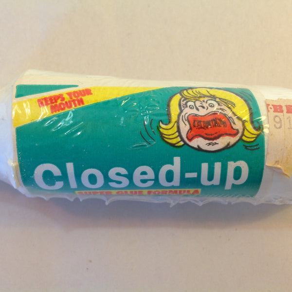 Vintage Unopened Closed-Up Super Glue Formula Mouthful of Teeth Candy Novelty Container