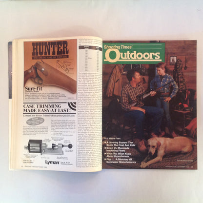 Vintage Sep 1986 Shooting Times Magazine Rifle/Handgun Hunting '86 Hunters' Alltime Greatest Rifles and Calibers