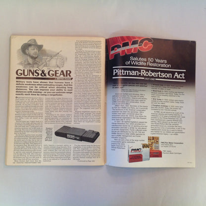Vintage Sep 1986 Shooting Times Magazine Rifle/Handgun Hunting '86 Hunters' Alltime Greatest Rifles and Calibers
