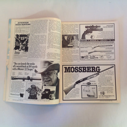 Vintage Oct 1981 Shooting Times Magazine Winchester's M70 Featherweight .357 Vs .44 6mm Vs .243 Handgunner's Bonus
