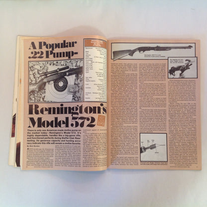 Vintage Oct 1981 Shooting Times Magazine Winchester's M70 Featherweight .357 Vs .44 6mm Vs .243 Handgunner's Bonus