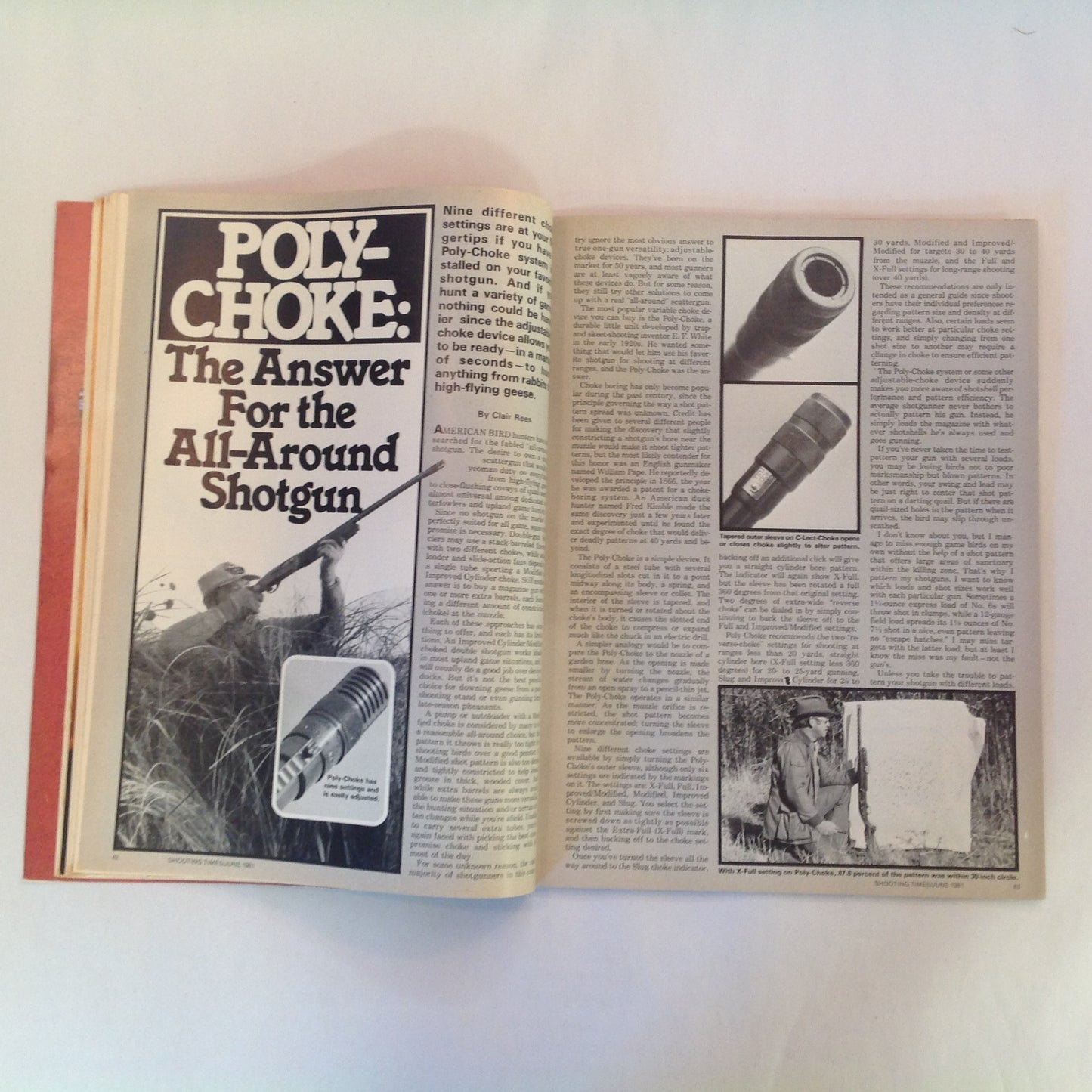 Vintage Jun 1981 Shooting Times Magazine .22 Sporting Rifles Six of the Best Polychoke System Facts on .22 Centerfire Ammo .44 Magnum