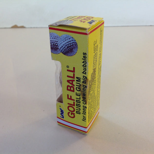 Vintage Unopened Leaf Golf Ball Bubble Gum 1.1 oz Candy Container