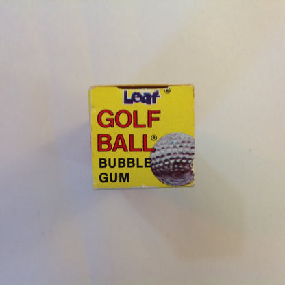 Vintage Unopened Leaf Golf Ball Bubble Gum 1.1 oz Candy Container