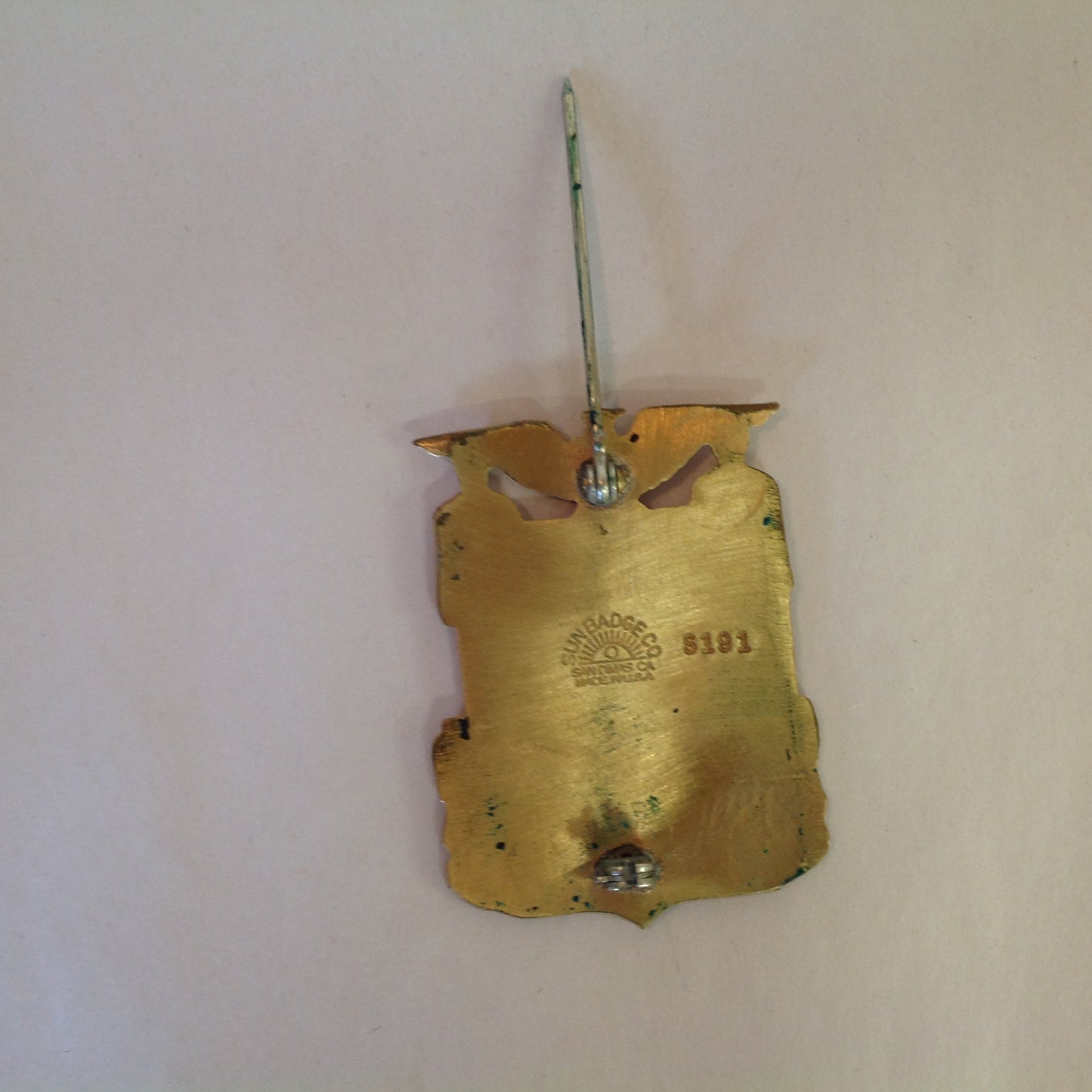 Vintage Obsolete Portland PD Badge with leather holder