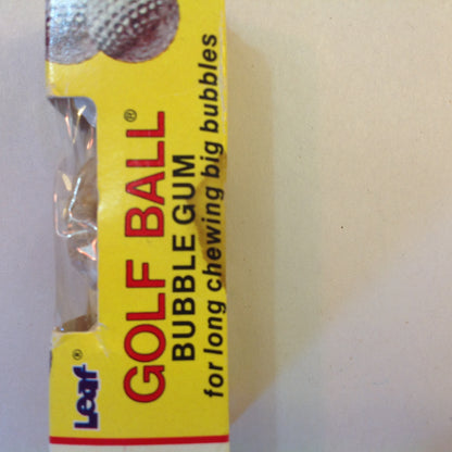 Vintage Unopened Leaf Golf Ball Bubble Gum 1.1 oz Candy Container