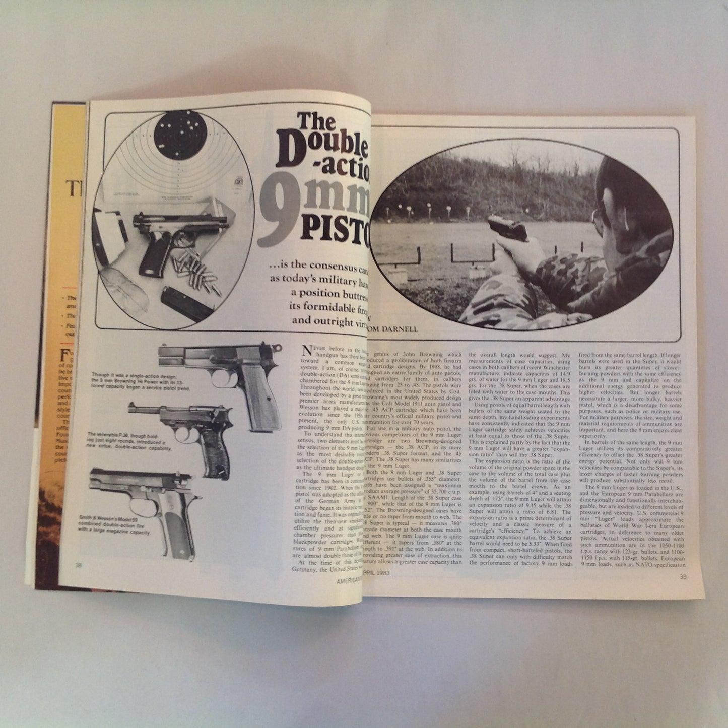 Vintage Apr 1983 American Rifleman Magazine America's Standard the .30-'06 NRA Open Letter Harlon Carter