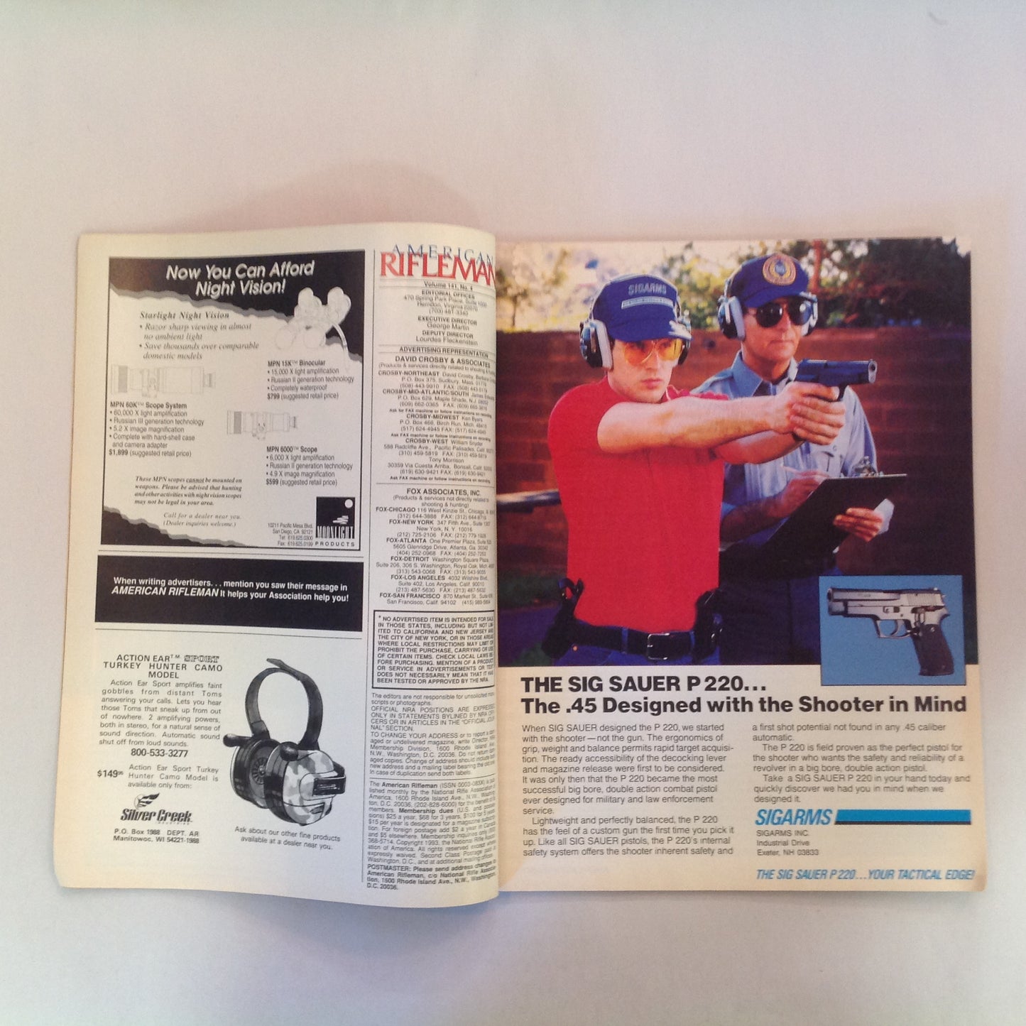 Vintage Apr 1993 American Rifleman Magazine 3 Million Strong NRA