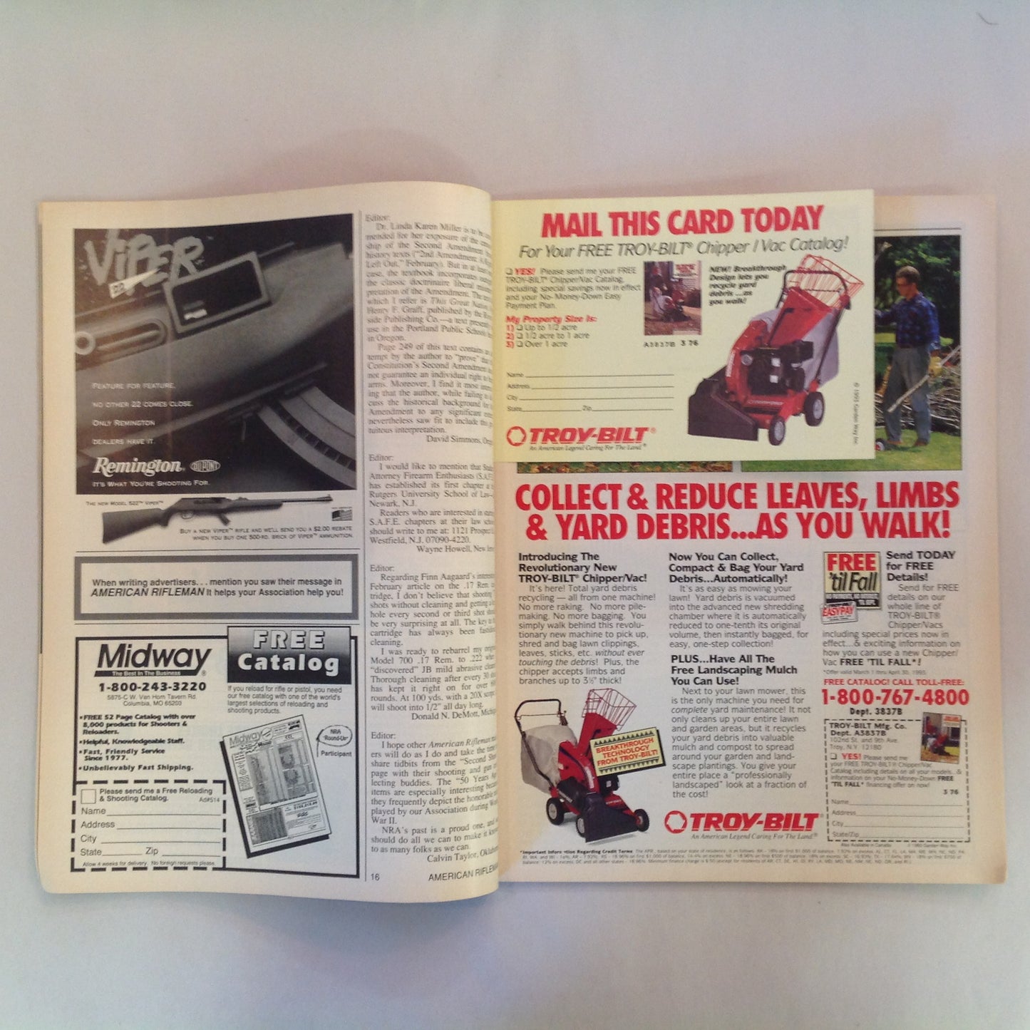 Vintage Apr 1993 American Rifleman Magazine 3 Million Strong NRA
