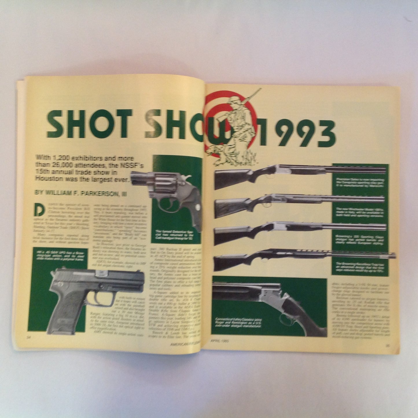 Vintage Apr 1993 American Rifleman Magazine 3 Million Strong NRA