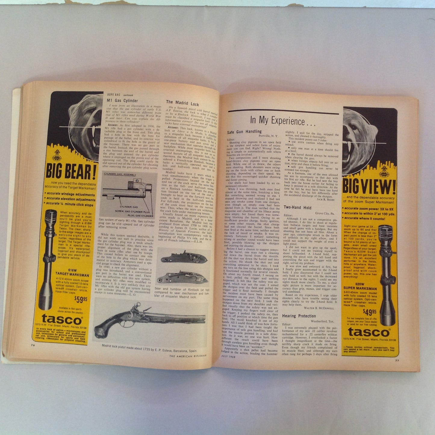 Vintage Jul 1969 The American Rifleman Magazine NRA