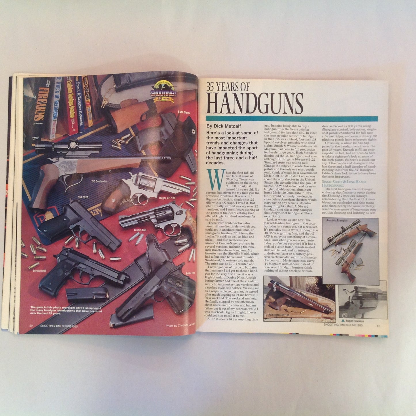 Vintage Jun 1995 Shooting Times Magazine A Shooting Sports Spectacular 35 Years 1960-1995