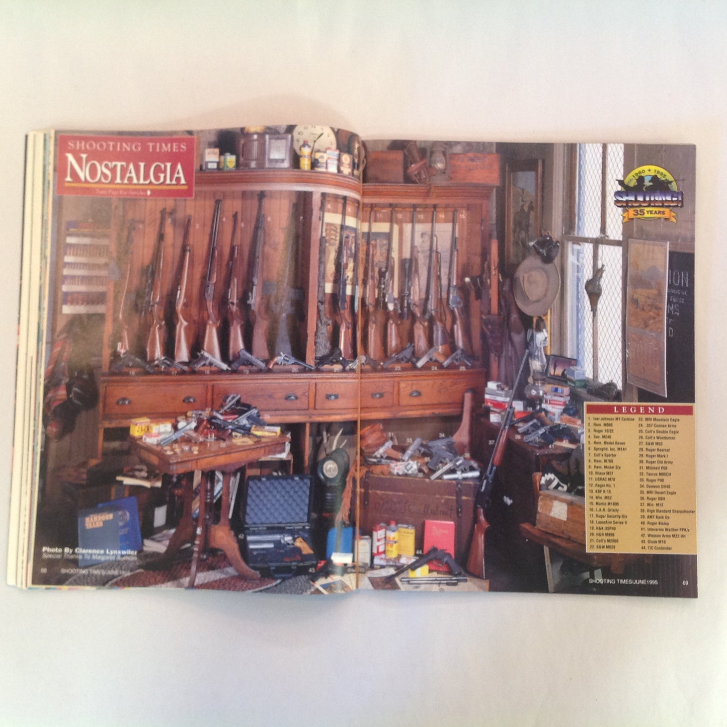 Vintage Jun 1995 Shooting Times Magazine A Shooting Sports Spectacular 35 Years 1960-1995
