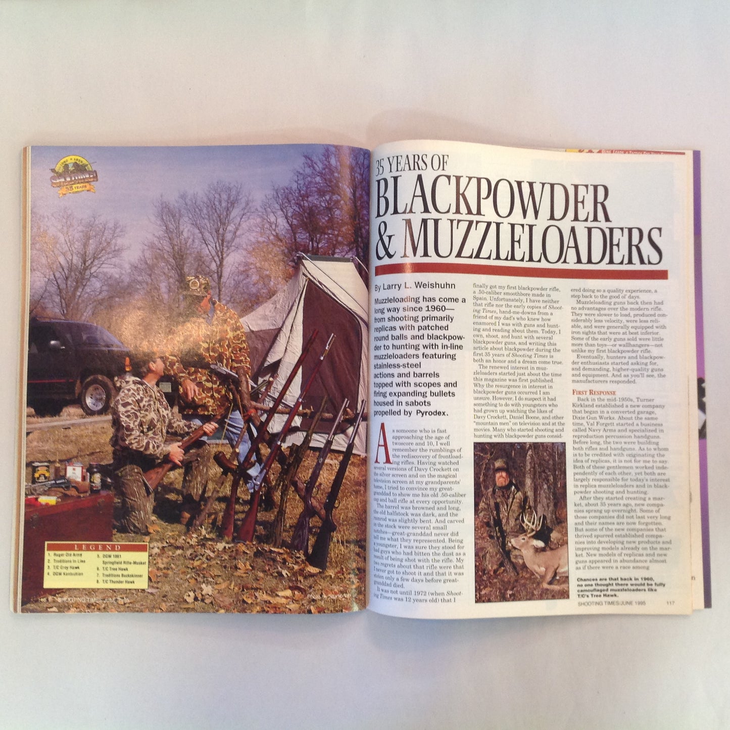 Vintage Jun 1995 Shooting Times Magazine A Shooting Sports Spectacular 35 Years 1960-1995