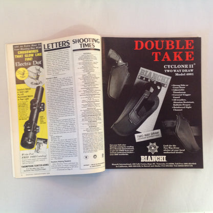Vintage Nov 1988 Shooting Times Magazine Ruger's Synthetic Stainless .22 Bolt Rifle Ruger's First Five Shot .38 Special