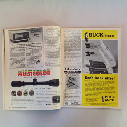Vintage Nov 1988 Shooting Times Magazine Ruger's Synthetic Stainless .22 Bolt Rifle Ruger's First Five Shot .38 Special