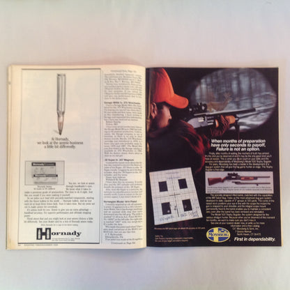 Vintage Nov 1988 Shooting Times Magazine Ruger's Synthetic Stainless .22 Bolt Rifle Ruger's First Five Shot .38 Special