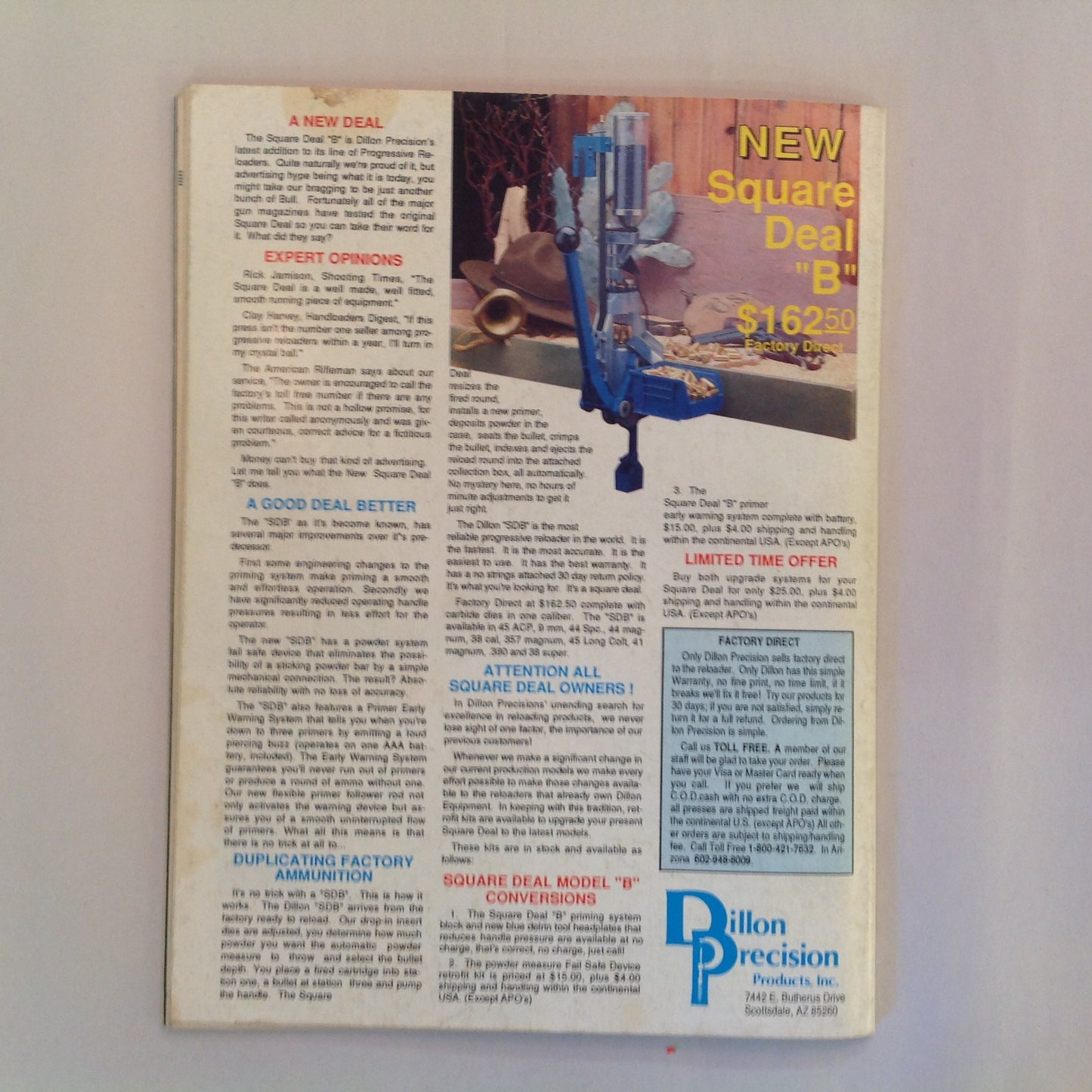 Vintage Nov 1988 Shooting Times Magazine Ruger's Synthetic Stainless .22 Bolt Rifle Ruger's First Five Shot .38 Special